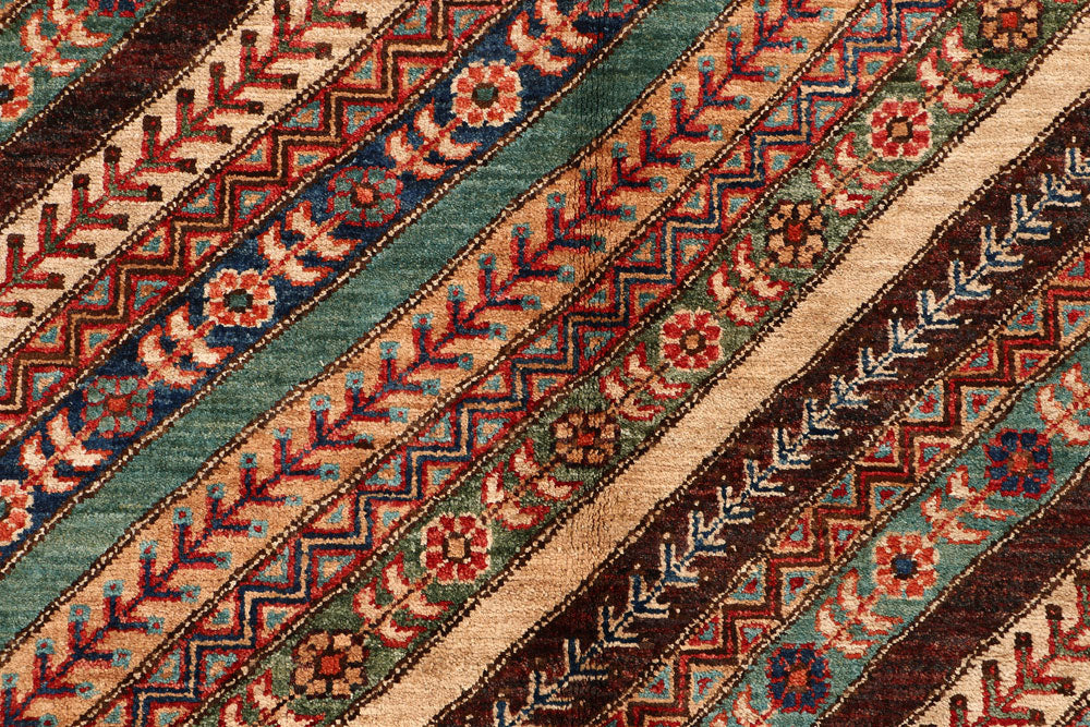 Multi Colored Shawl 6' 8 x 9' 10 - No. 53202 - ALRUG Rug Store