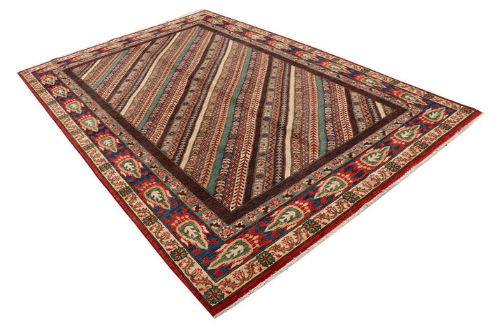 Multi Colored Shawl 6' 8 x 9' 10 - No. 53202 - ALRUG Rug Store