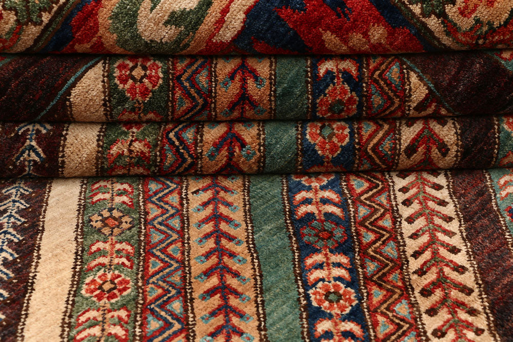 Multi Colored Shawl 6' 8 x 9' 10 - No. 53202 - ALRUG Rug Store