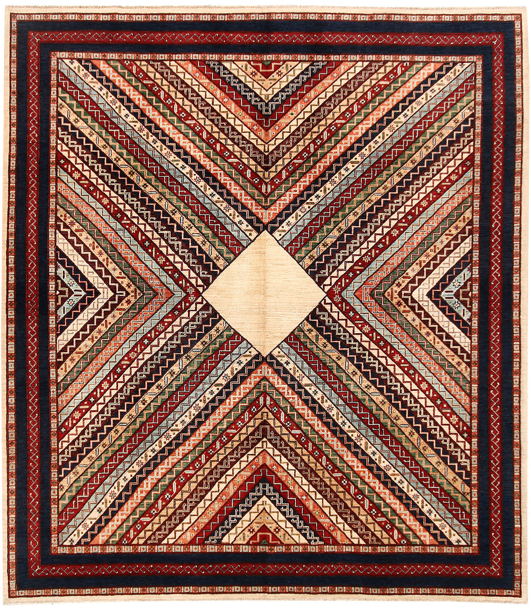 Multi Colored Shawl 8' 2 x 9' 4 - No. 53204 - ALRUG Rug Store
