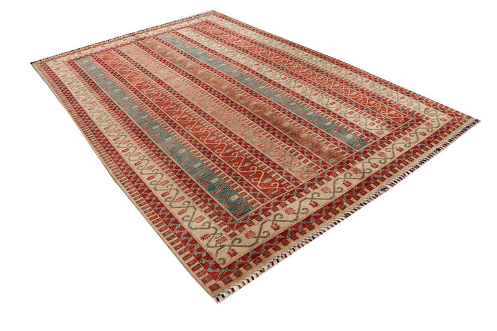 Multi Colored Shawl 6' 6 x 9' 11 - No. 53205 - ALRUG Rug Store