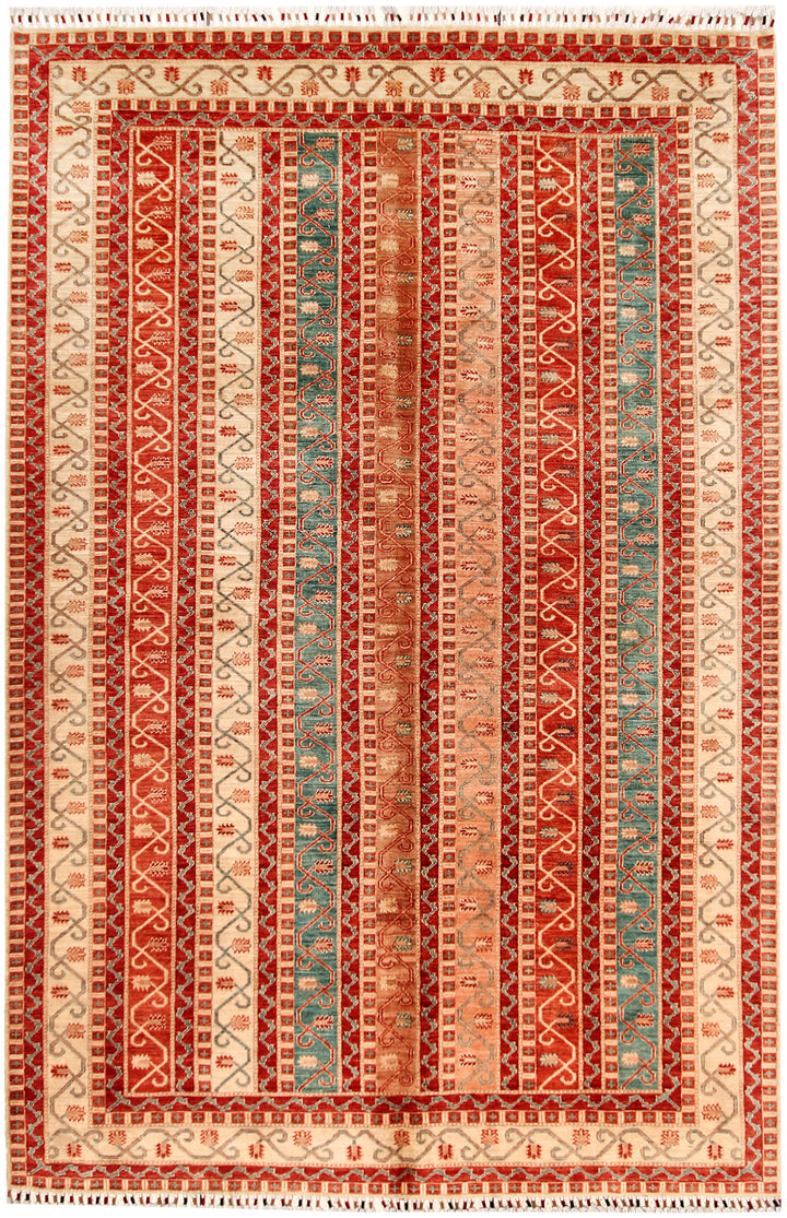 Multi Colored Shawl 6' 6 x 9' 11 - No. 53205 - ALRUG Rug Store