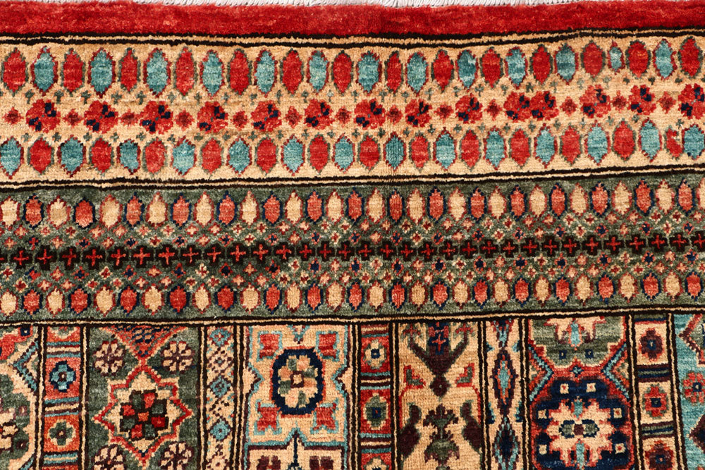Multi Colored Shawl 6' 5 x 9' 9 - No. 53207 - ALRUG Rug Store