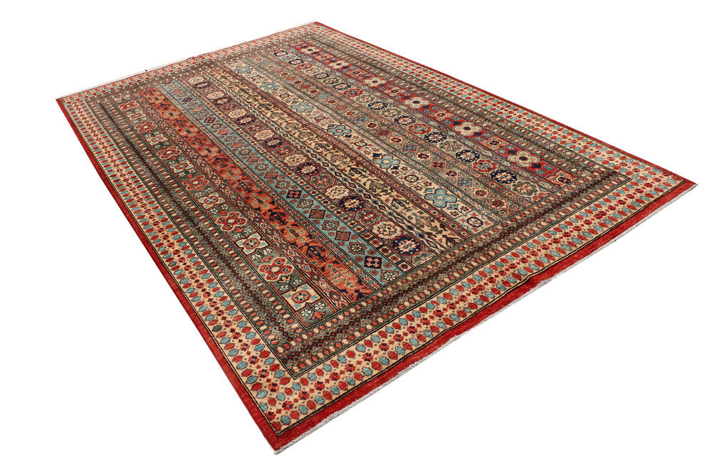Multi Colored Shawl 6' 5 x 9' 9 - No. 53207 - ALRUG Rug Store