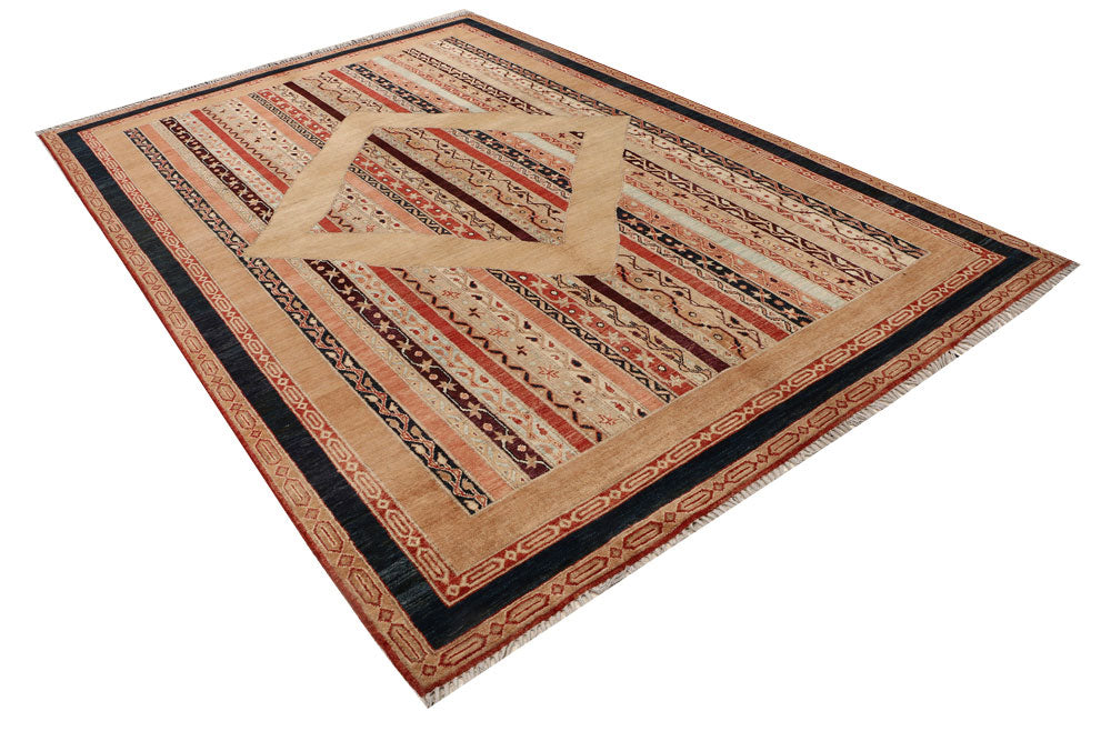 Multi Colored Shawl 6' 9 x 10' - No. 53209 - ALRUG Rug Store