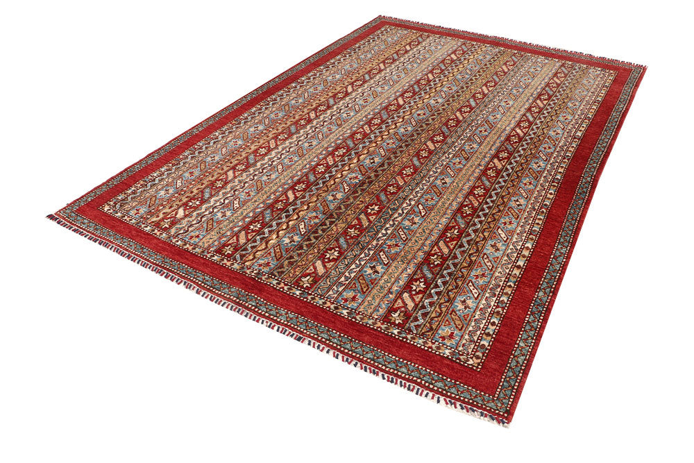 Multi Colored Shawl 5' 10 x 8' 9 - No. 53212 - ALRUG Rug Store