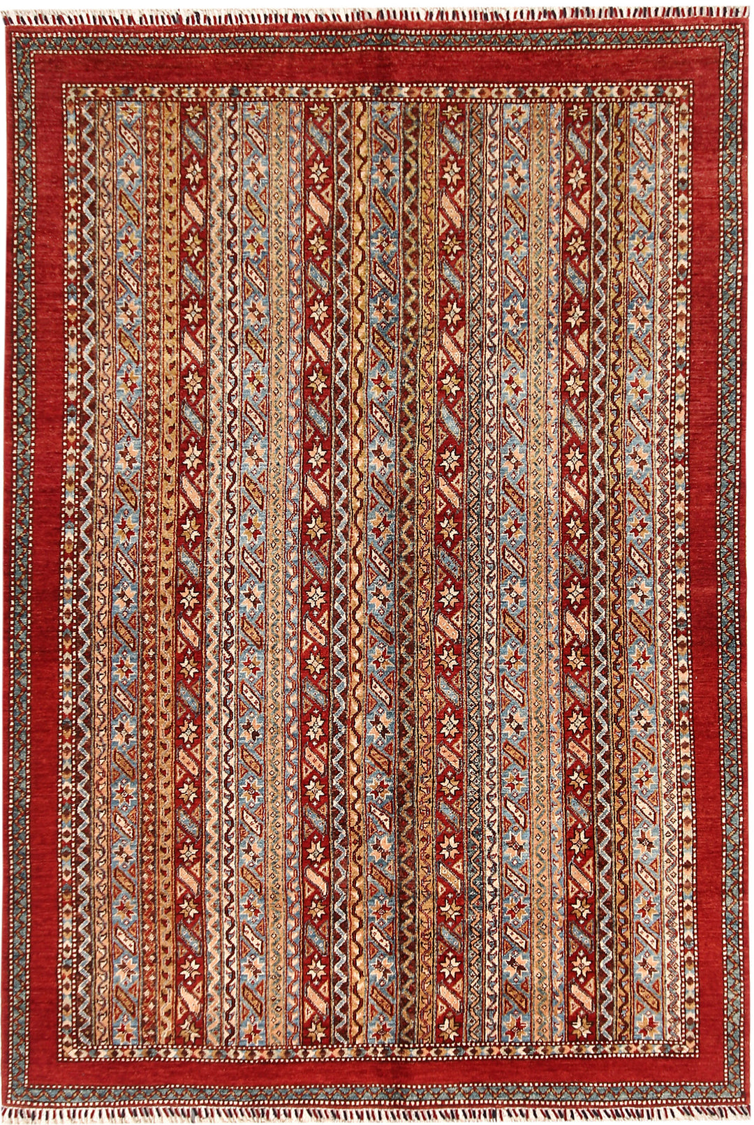 Multi Colored Shawl 5' 10 x 8' 9 - No. 53212 - ALRUG Rug Store