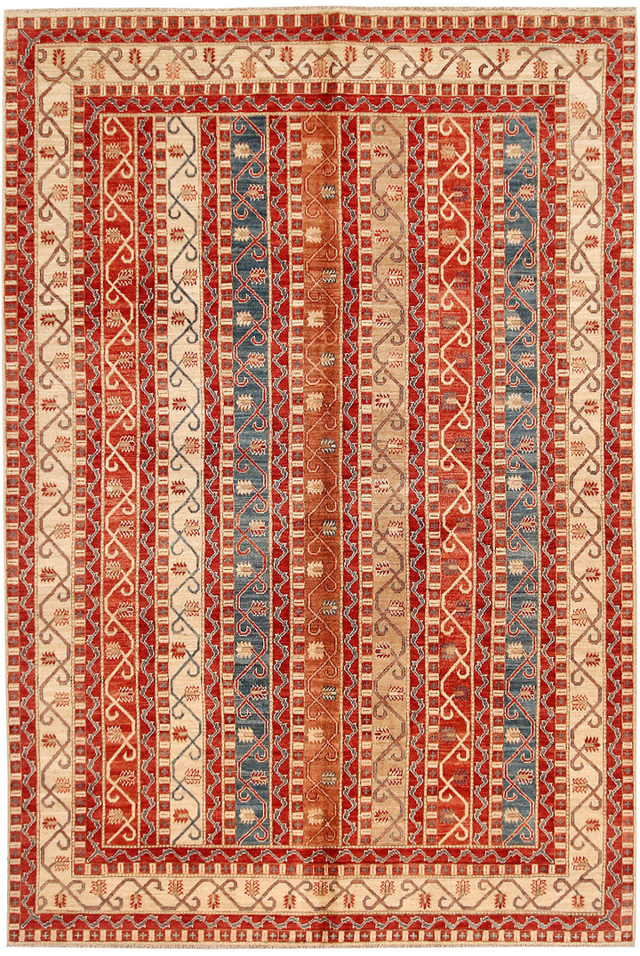 Multi Colored Shawl 6' 5 x 9' 7 - No. 53213 - ALRUG Rug Store