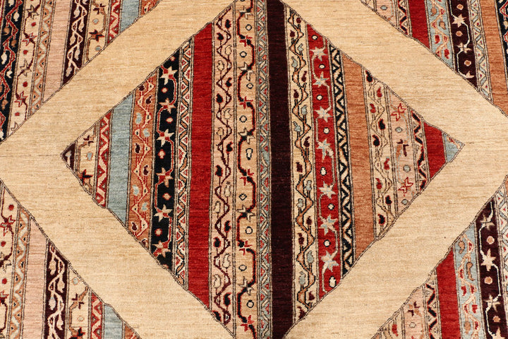 Multi Colored Shawl 6' 11 x 9' 10 - No. 53216 - ALRUG Rug Store