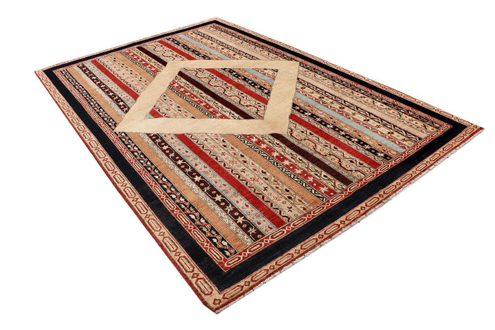 Multi Colored Shawl 6' 11 x 9' 10 - No. 53216 - ALRUG Rug Store