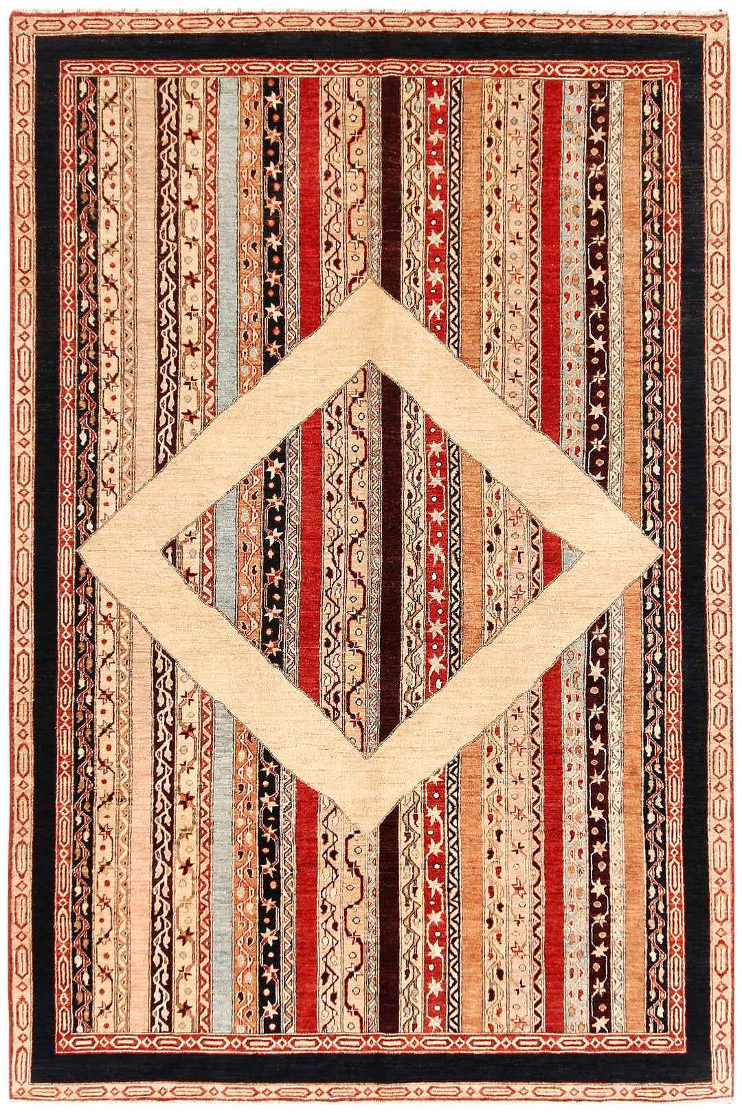 Multi Colored Shawl 6' 11 x 9' 10 - No. 53216 - ALRUG Rug Store