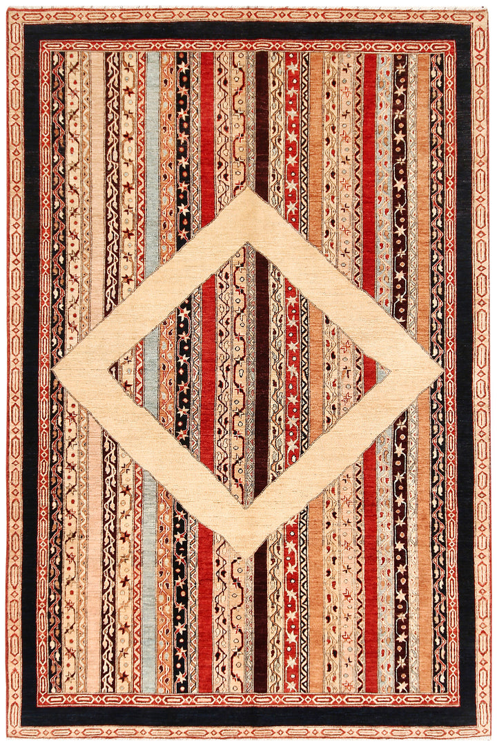 Multi Colored Shawl 6' 11 x 9' 10 - No. 53216 - ALRUG Rug Store
