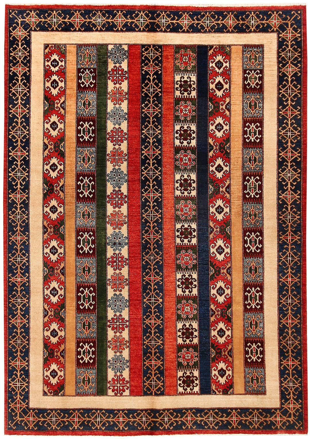 Multi Colored Shawl 6' 2 x 8' 10 - No. 53217 - ALRUG Rug Store