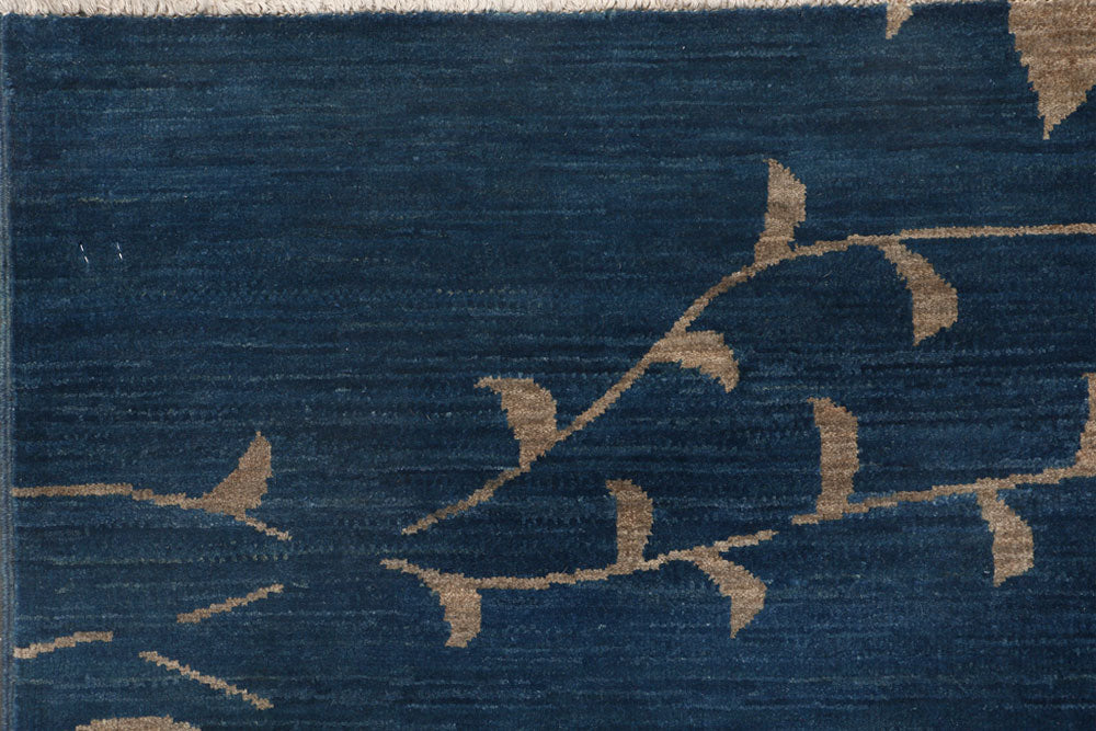 Steel Blue Ikat 7' 11 x 9' 11 - No. 53221 - ALRUG Rug Store