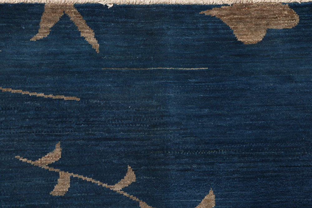 Steel Blue Ikat 7' 11 x 9' 11 - No. 53221 - ALRUG Rug Store