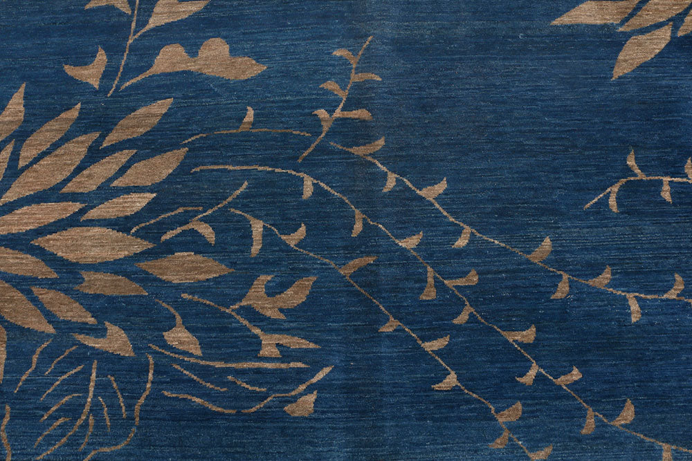 Steel Blue Ikat 7' 11 x 9' 11 - No. 53221 - ALRUG Rug Store