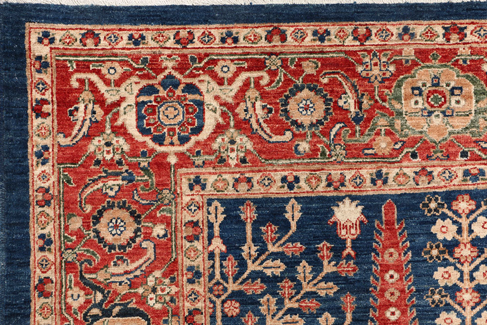 Steel Blue Ziegler 8' 1 x 9' 8 - No. 53222 - ALRUG Rug Store