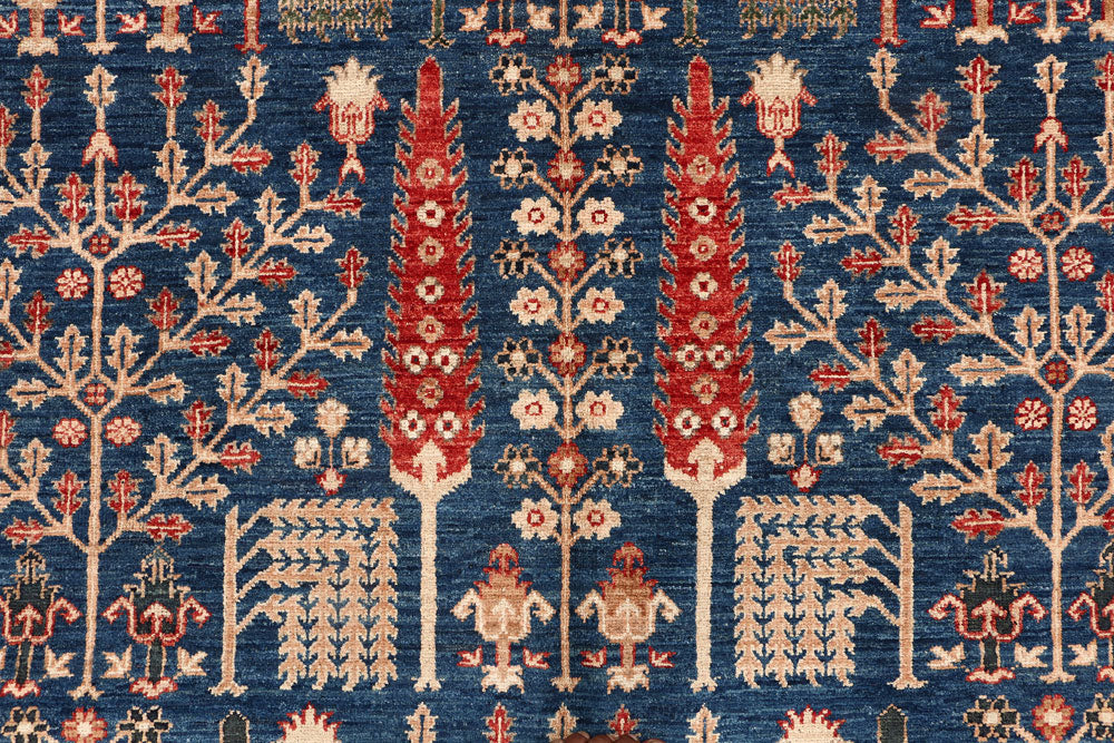 Steel Blue Ziegler 8' 1 x 9' 8 - No. 53222 - ALRUG Rug Store