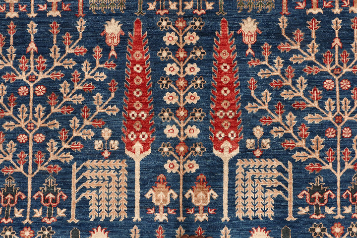 Steel Blue Ziegler 8' 1 x 9' 8 - No. 53222 - ALRUG Rug Store