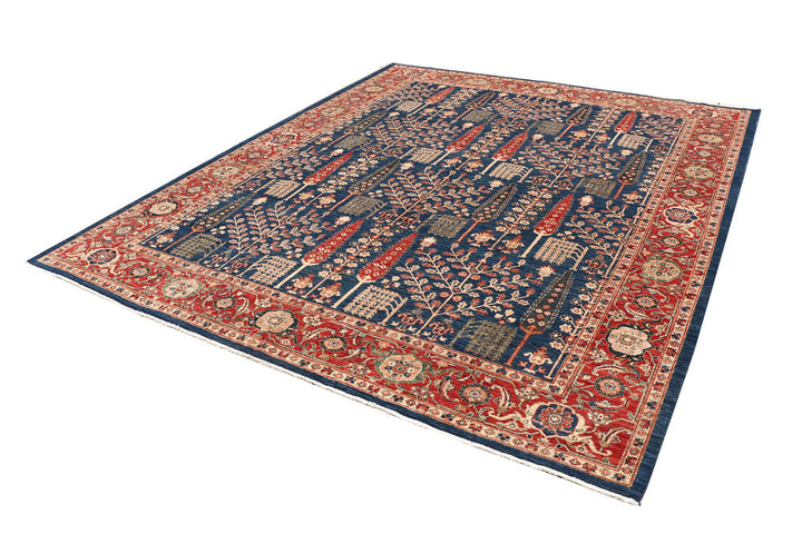 Steel Blue Ziegler 8' 1 x 9' 8 - No. 53222 - ALRUG Rug Store