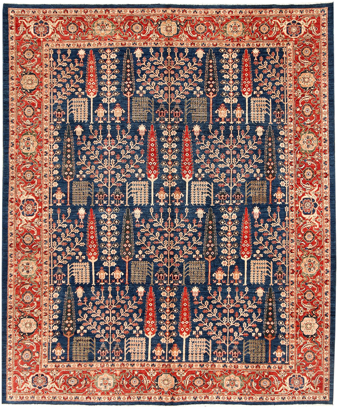 Steel Blue Ziegler 8' 1 x 9' 8 - No. 53222 - ALRUG Rug Store