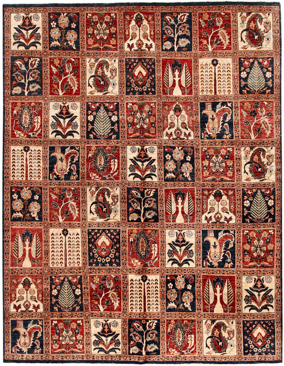 Multi Colored Bakhtiar 8' x 9' 10 - No. 53237 - ALRUG Rug Store