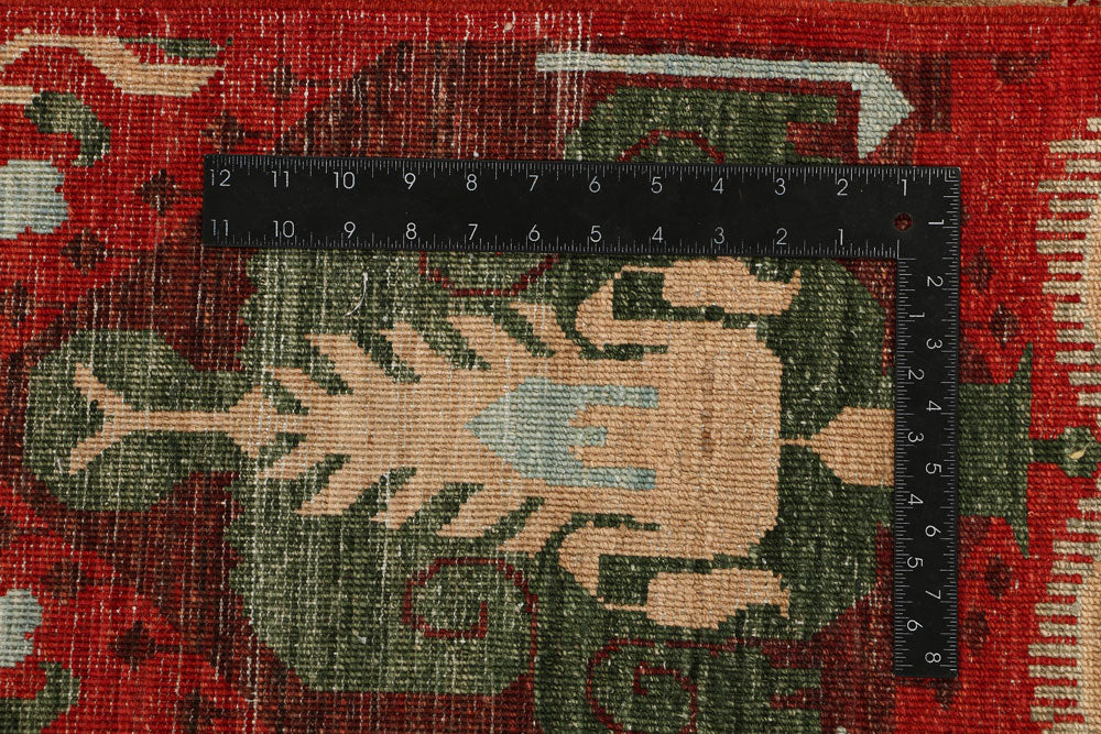 Multi Colored Ikat 6' 9 x 9' 10 - No. 53246 - ALRUG Rug Store