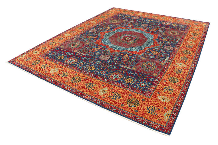 Steel Blue Mamluk 8' x 10' 3 - No. 53254 - ALRUG Rug Store