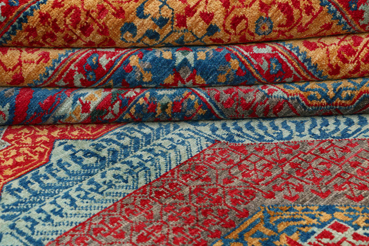 Steel Blue Mamluk 8' x 10' 3 - No. 53254 - ALRUG Rug Store