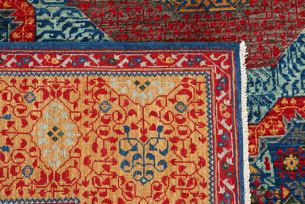 Steel Blue Mamluk 8' x 10' 3 - No. 53254 - ALRUG Rug Store