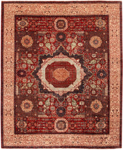 Brown Mamluk 8' 1 x 9' 9 - No. 53255 - ALRUG Rug Store