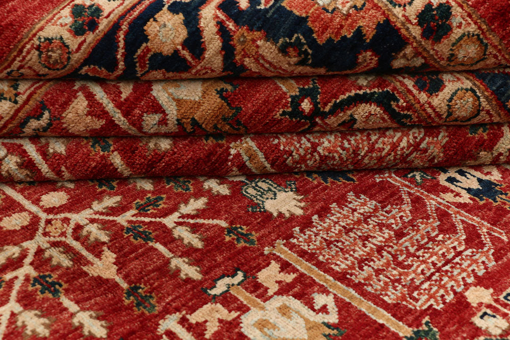 Firebrick Ziegler 9' 11 x 13' 10 - No. 53262 - ALRUG Rug Store