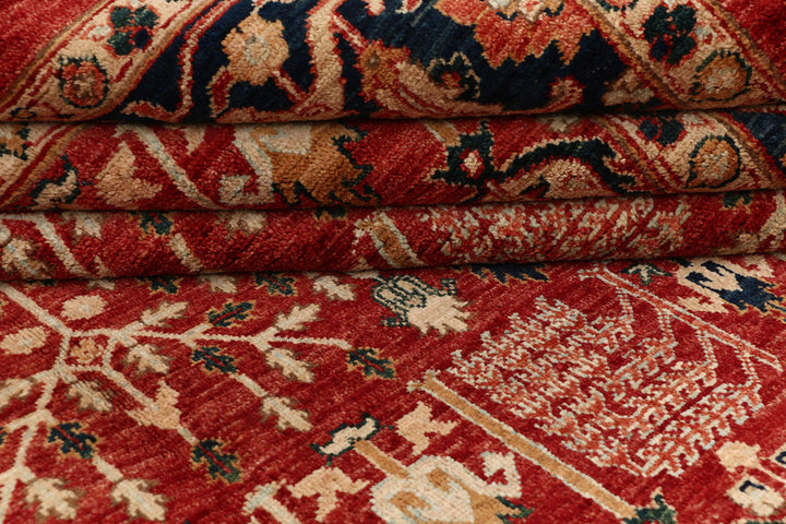 Firebrick Ziegler 9' 11 x 13' 10 - No. 53262 - ALRUG Rug Store