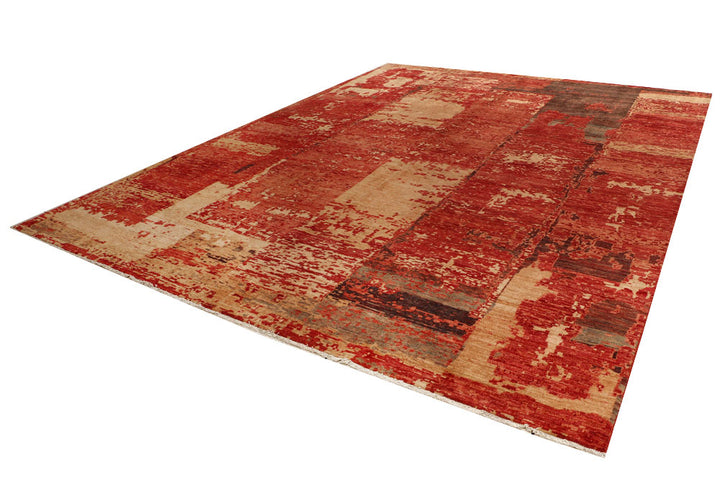 Firebrick Gabbeh 10' 3 x 13' 9 - No. 53263 - ALRUG Rug Store