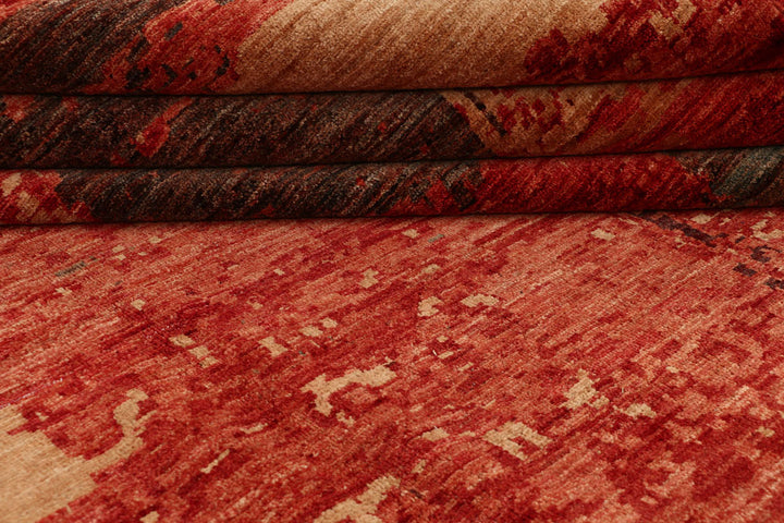 Firebrick Gabbeh 10' 3 x 13' 9 - No. 53263 - ALRUG Rug Store