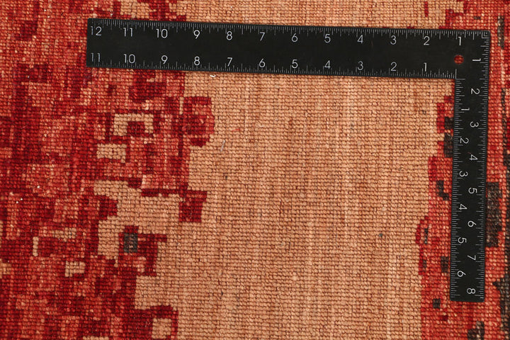 Firebrick Gabbeh 10' 3 x 13' 9 - No. 53263 - ALRUG Rug Store