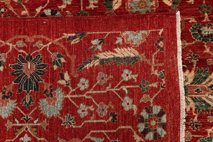 Firebrick Ikat 9' 10 x 13' 5 - No. 53278 - ALRUG Rug Store