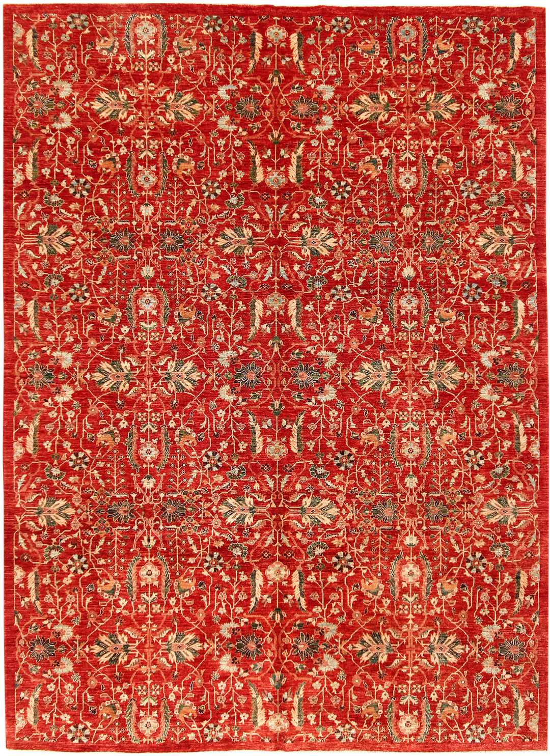 Firebrick Ikat 9' 10 x 13' 5 - No. 53278 - ALRUG Rug Store