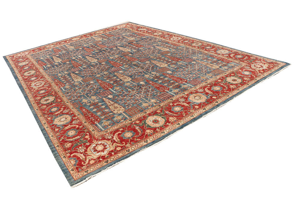 Cadet Blue Ziegler 9' 11 x 13' 6 - No. 53284 - ALRUG Rug Store