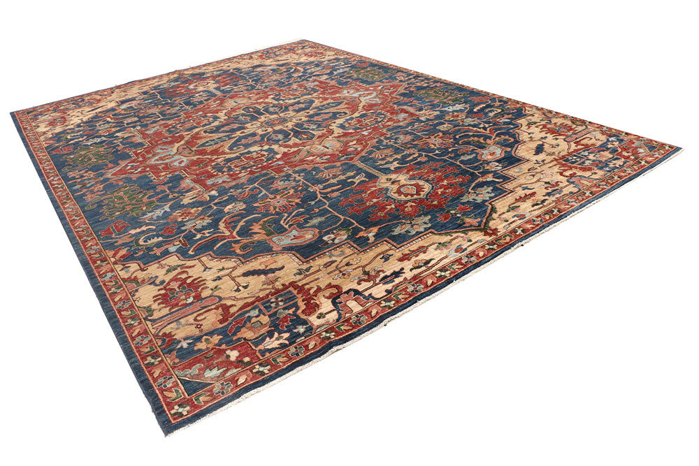 Steel Blue Ziegler 10' x 13' 7 - No. 53287 - ALRUG Rug Store