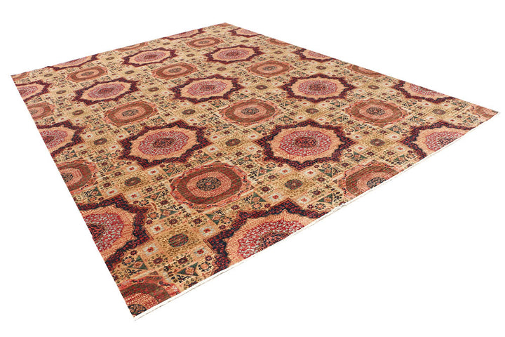 Wheat Mamluk 9' x 12' 2 - No. 53303 - ALRUG Rug Store