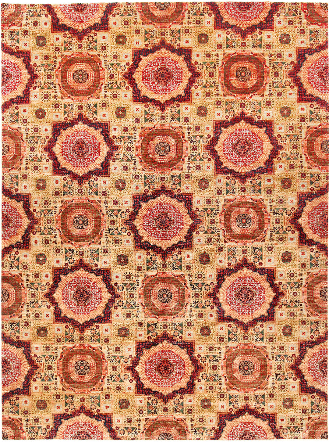 Wheat Mamluk 9' x 12' 2 - No. 53303 - ALRUG Rug Store