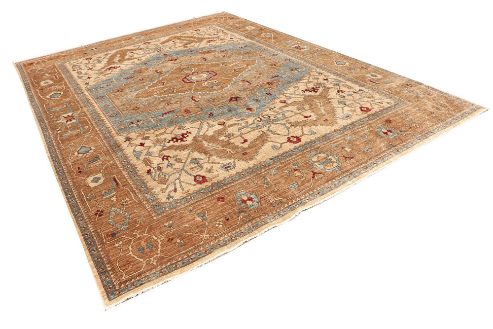 Wheat Serapi 8' 10 x 12' - No. 53304 - ALRUG Rug Store