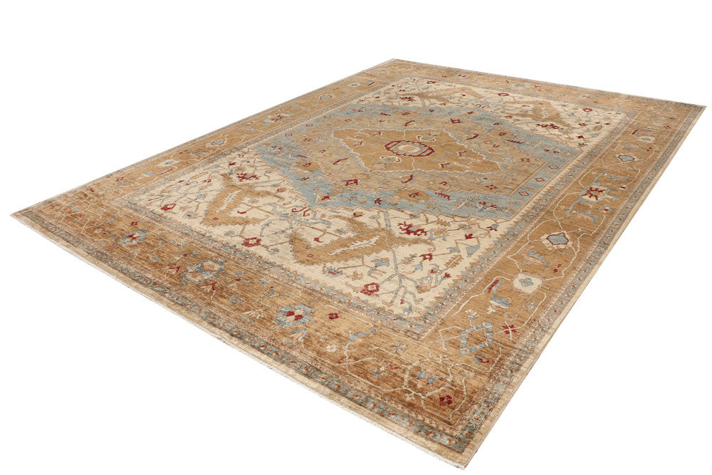 Wheat Serapi 8' 10 x 12' - No. 53304 - ALRUG Rug Store