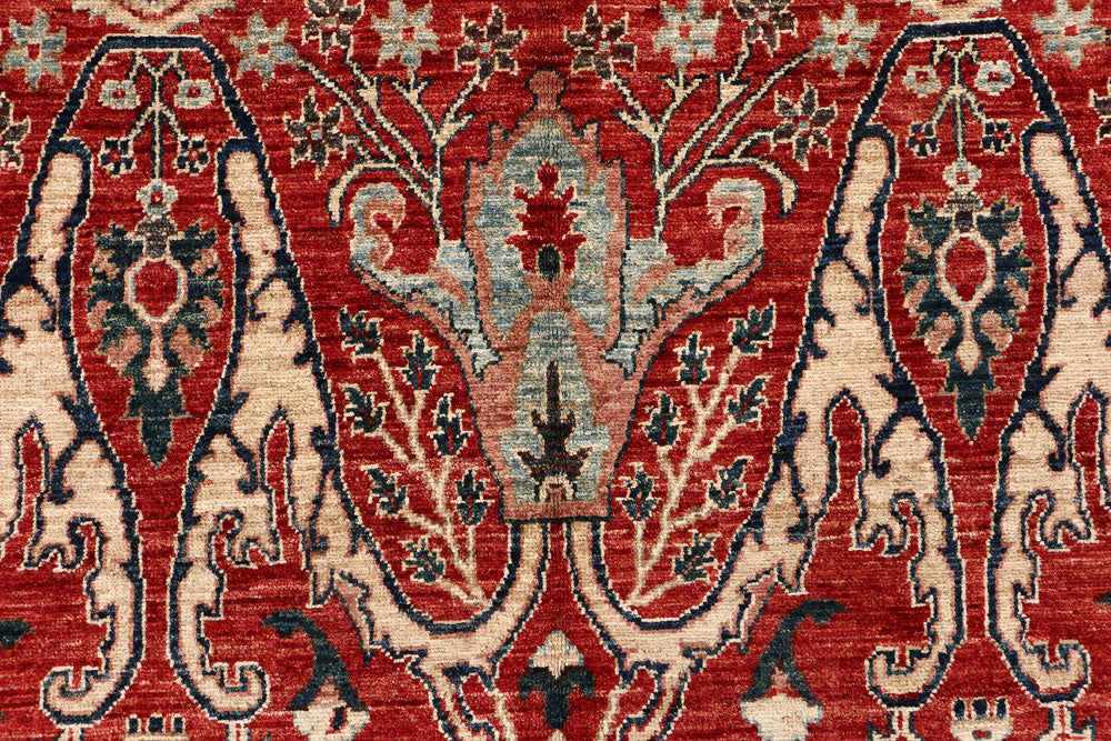 Firebrick Ziegler 8' 9 x 11' 10 - No. 53305 - ALRUG Rug Store