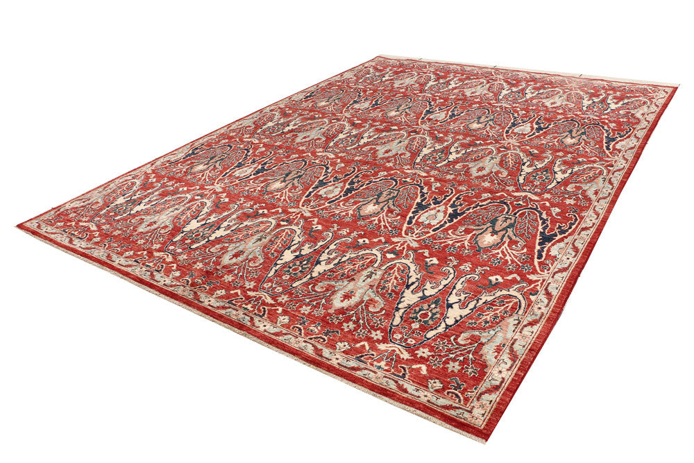 Firebrick Ziegler 8' 9 x 11' 10 - No. 53305 - ALRUG Rug Store