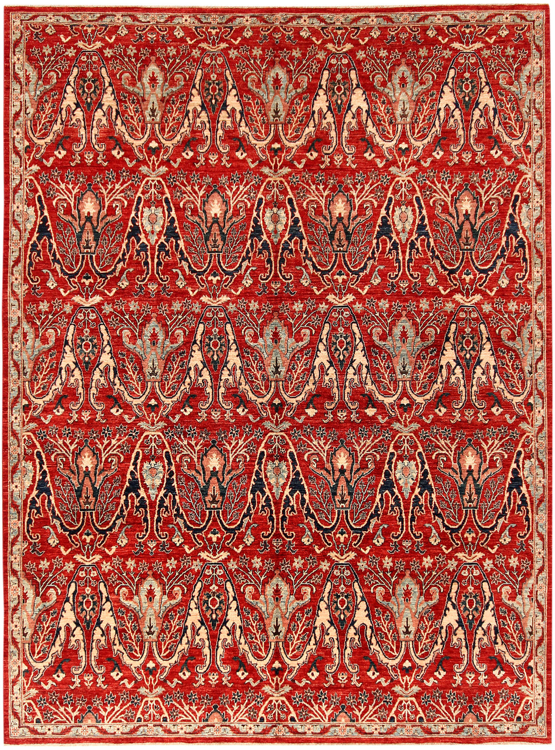 Firebrick Ziegler 8' 9 x 11' 10 - No. 53305 - ALRUG Rug Store