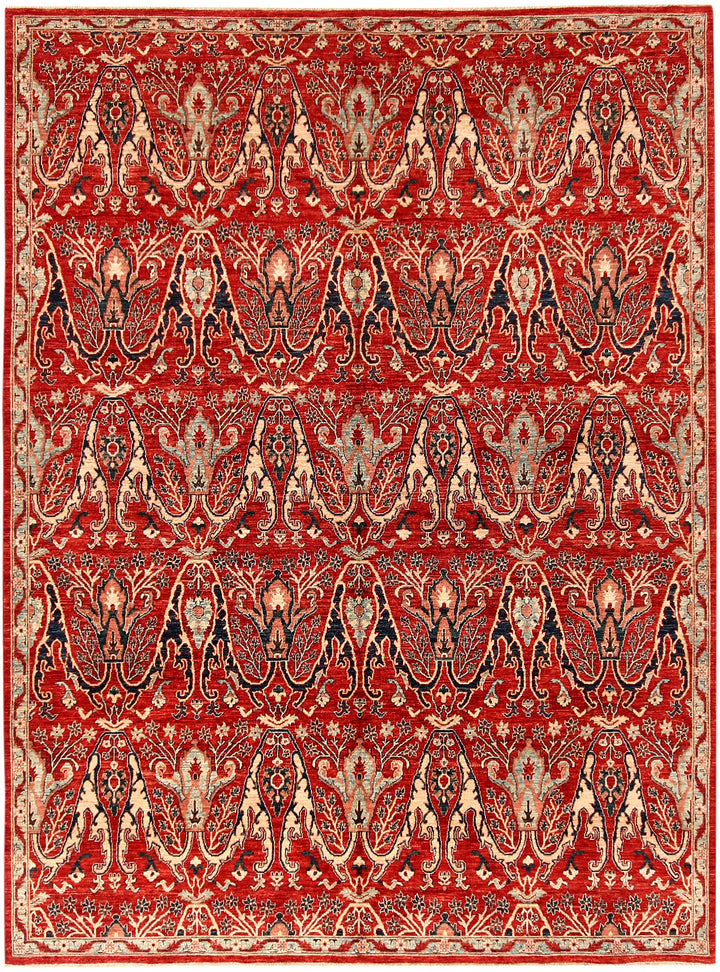 Firebrick Ziegler 8' 9 x 11' 10 - No. 53305 - ALRUG Rug Store