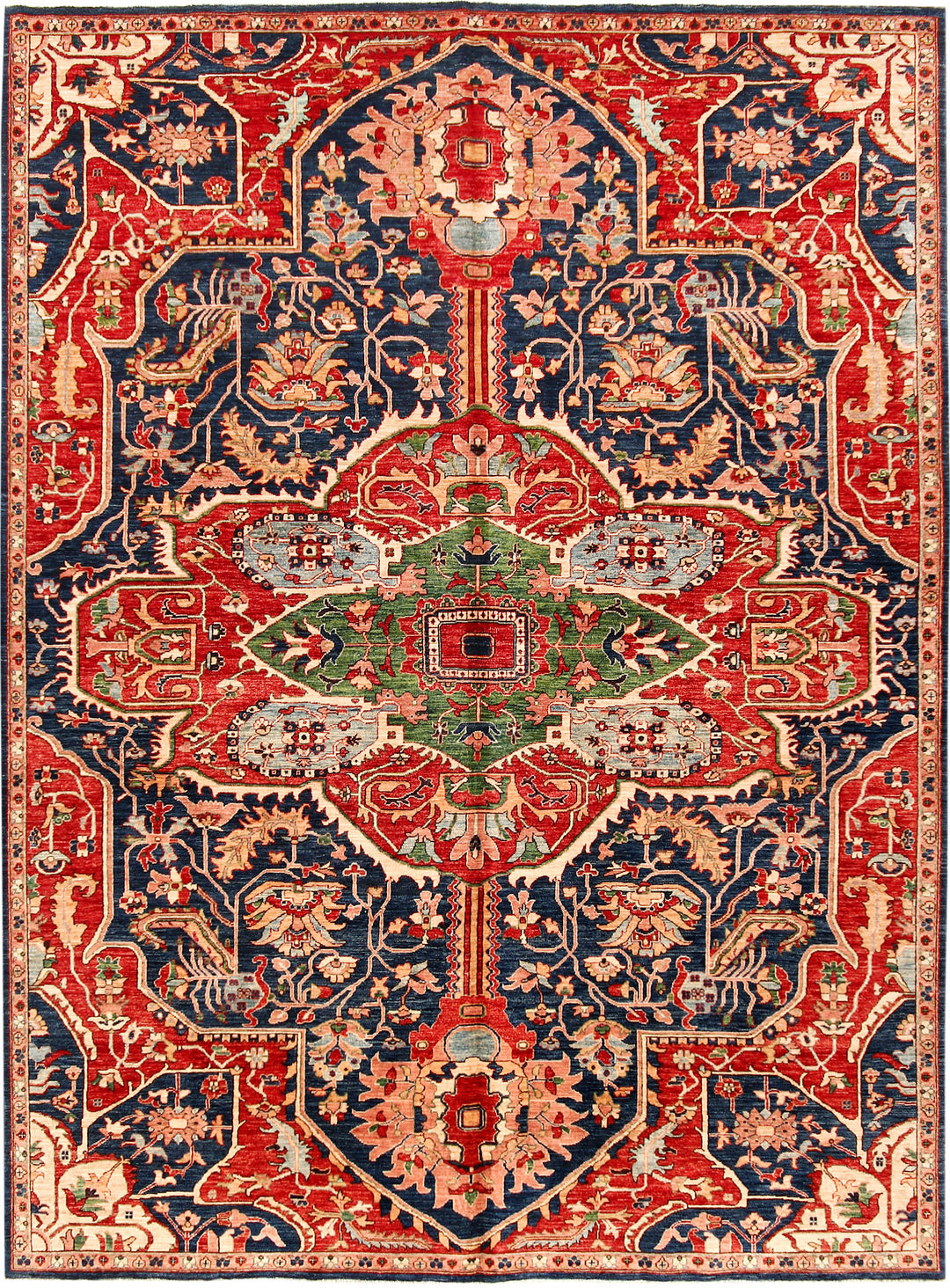 Midnight Blue Ziegler 8' 10 x 12' - No. 53312 - ALRUG Rug Store