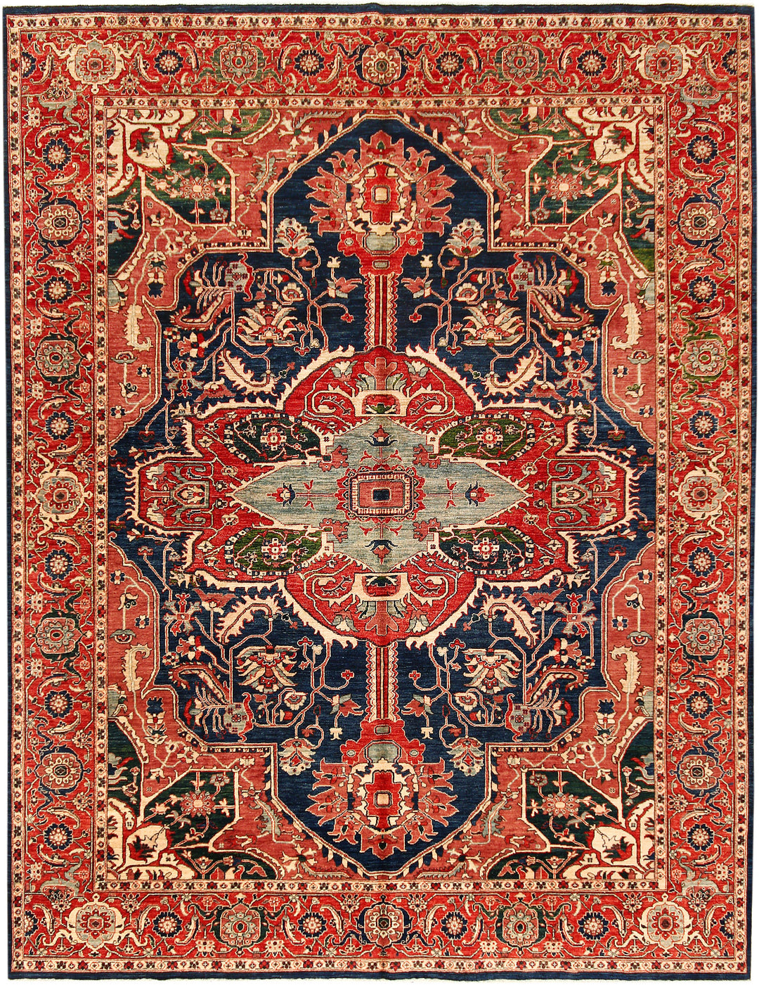 Midnight Blue Ziegler 9' x 11' 8 - No. 53317 - ALRUG Rug Store